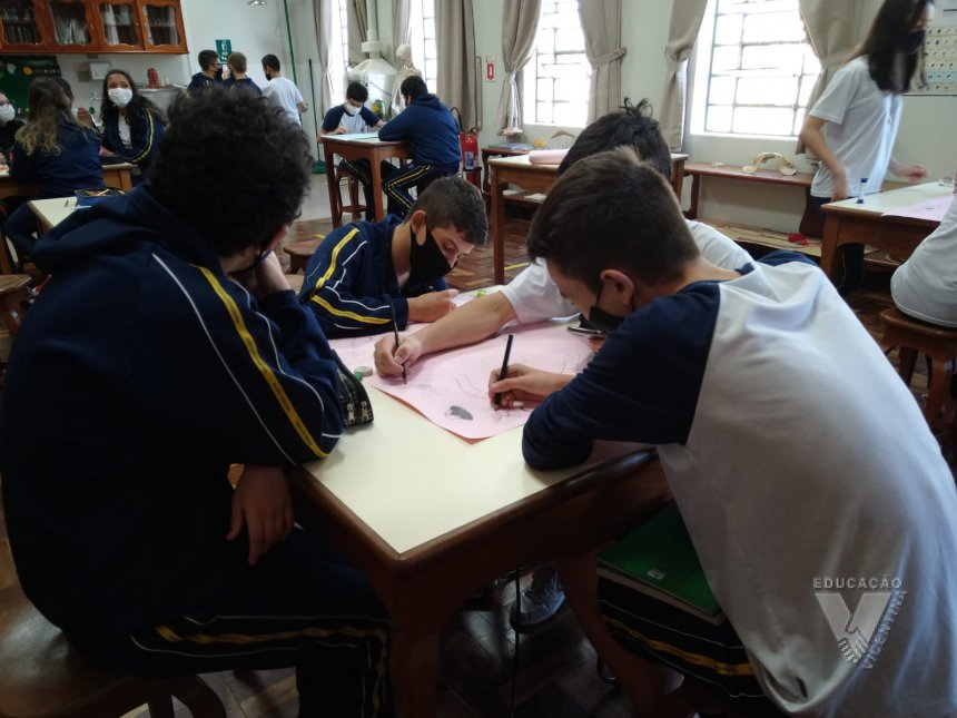 Rede Vicentina de Educação  Colégio Vicentino Santa Cruz - Galeria de  Fotos, Matemática com jogos de tabuleiro - 8º ano A e B